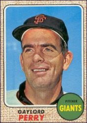 1968 Topps Baseball Cards      085      Gaylord Perry
